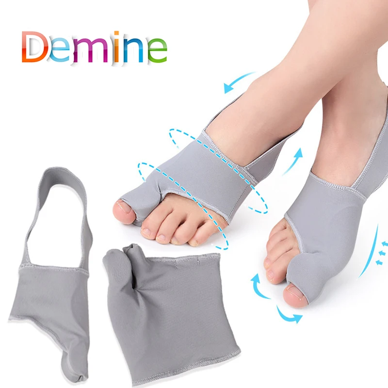 

1 пара подушечек для большого пальца ноги, растягивающийся нейлоновый разделитель большого пальца ноги