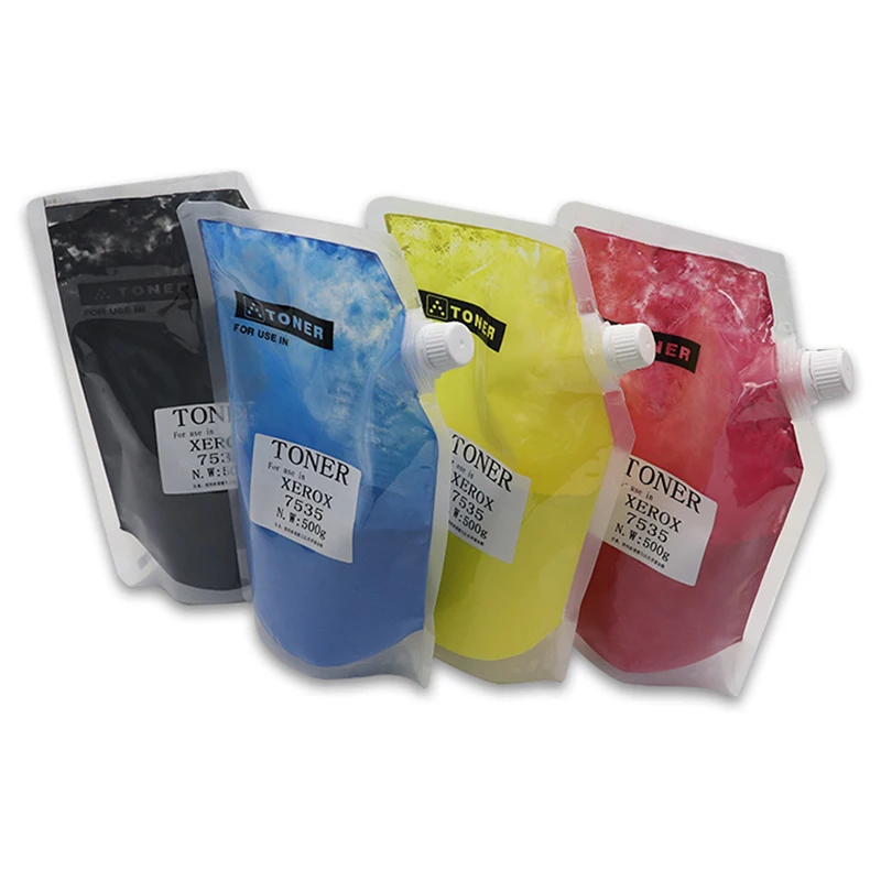 500 г WC7525 Тонер-порошок для Xerox Apeospore-IV C2275/C3380/C3371/C3375/C4470/C4475/C5570/C5575 цветная Заправка