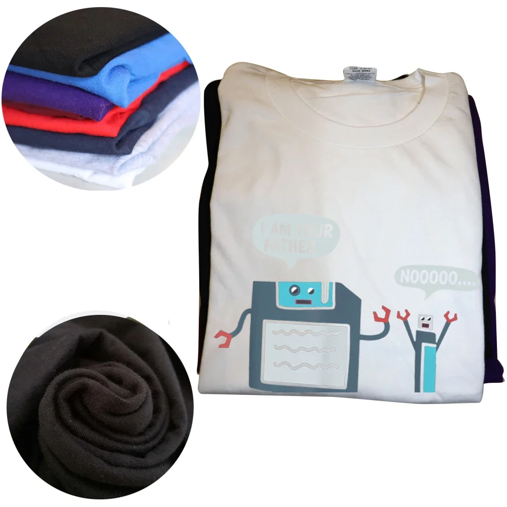 Футболка хлопковая с принтом Я ваш отец и коротким рукавом