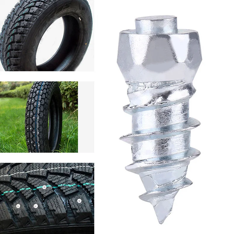 

100 PCS Car Tires Studs Screw Snow Spikes Wheel Tyres Snow Chains Studs For Car Vehicle Truck Motorcycle Tires Winter