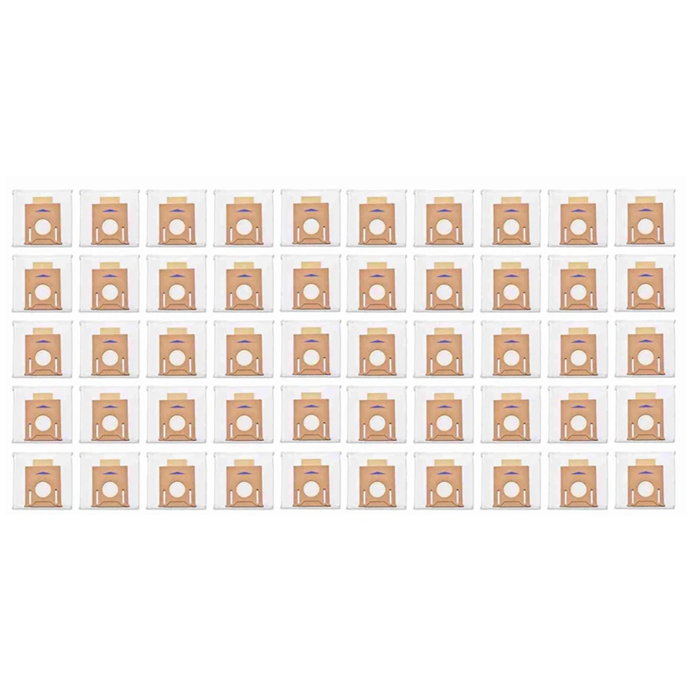 

50PCS Replacement for ECOVACS DEEBOT OZMO T8 T8 AIVI T9 Aivi Pro Robot Vacuum Cleaner Parts Dust Bag Accessories