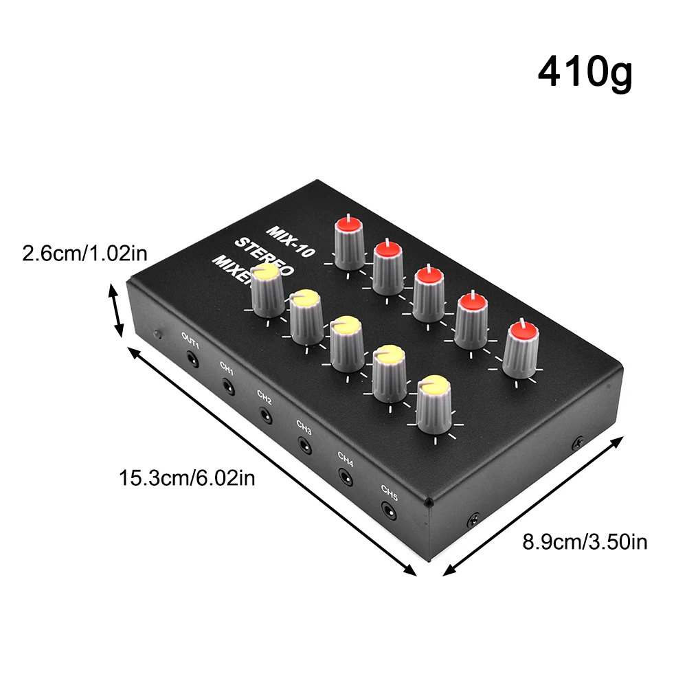 Предусилитель предварительного усилителя музыкального аудиосигнала MIX-10 NE5532