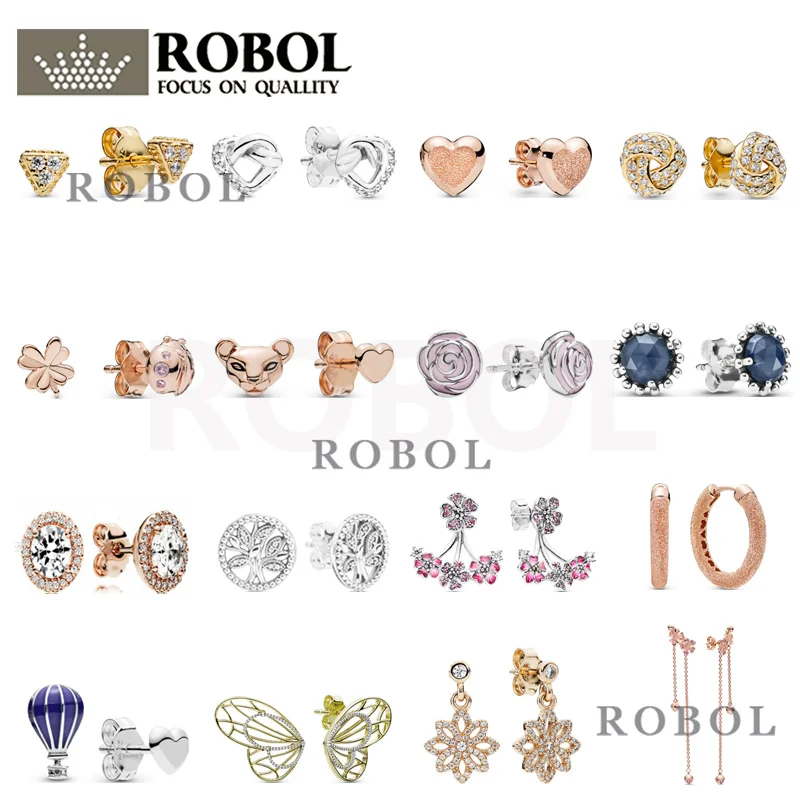 

Оригинальные высококачественные серьги из бутика 925 стерлингового серебра 2020 новые изысканные ювелирные изделия Изысканная Милая Мода Бес...