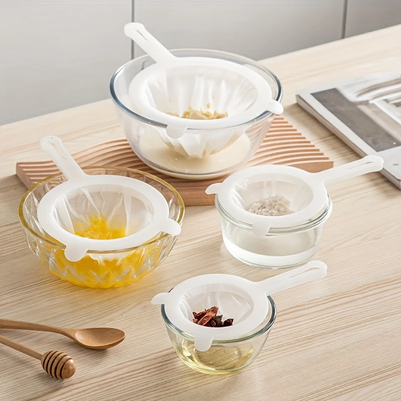 1 шт. ложка-фильтр для еды с двойными ушками сетка-фильтр дуршлаг зернистое соевое