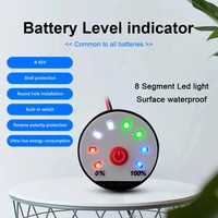 8 segment led battery power indicator 4 2v 7 4v 12v 16 8v 22v 24v 36v 2s 10s led lithium battery power indicator meter tester