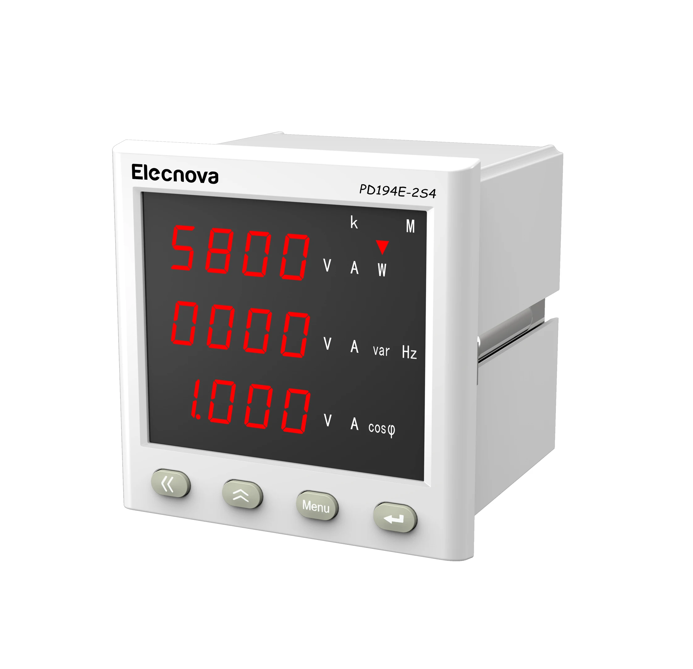 

Elecnova PD194E-2S4 120*120 мм 3-фазный цифровой двухсторонний измеритель электроэнергии переменного тока rs485
