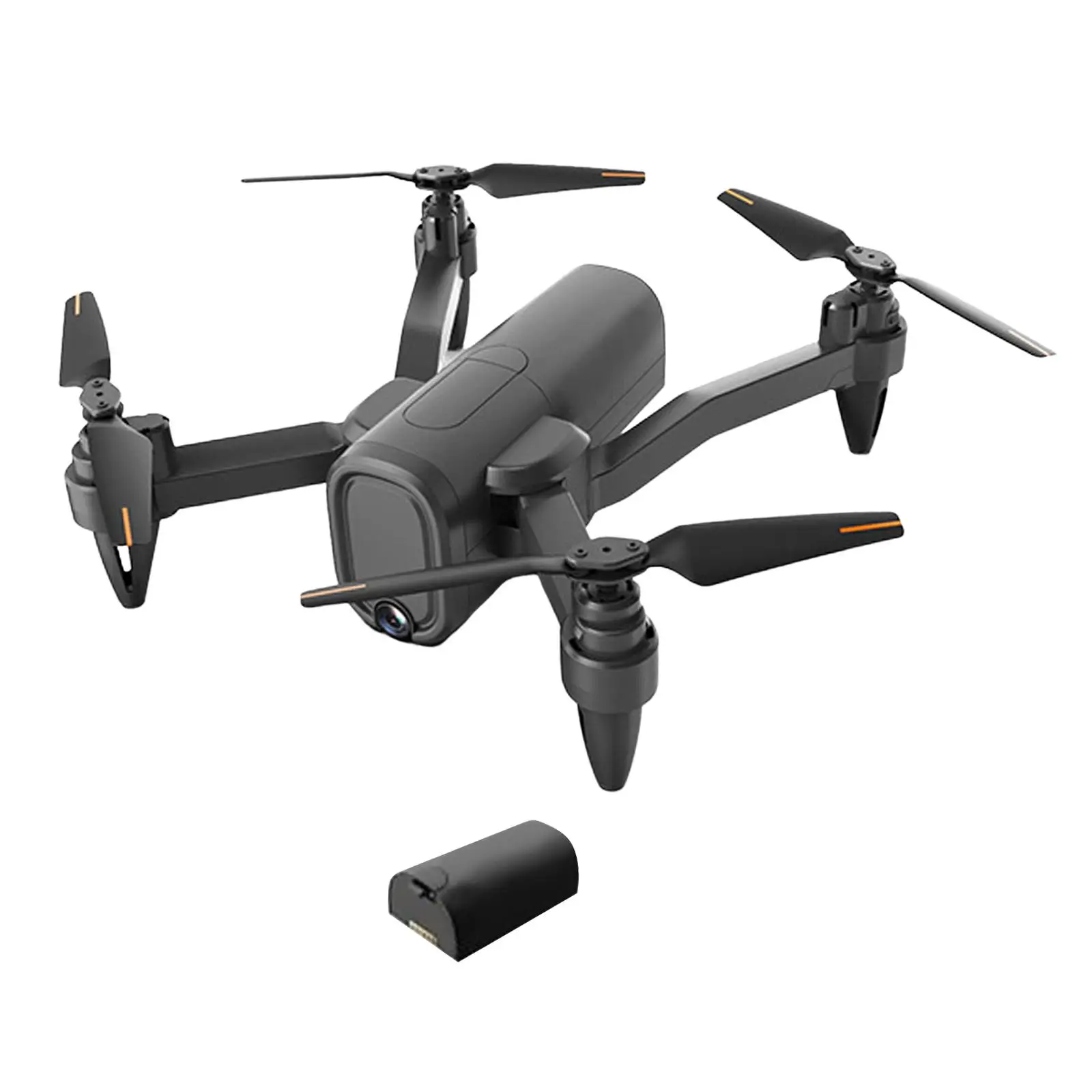 

Portable RC Drone Quadcopter Kids Adults present App Control 1750mAh Battery Single Battery Black