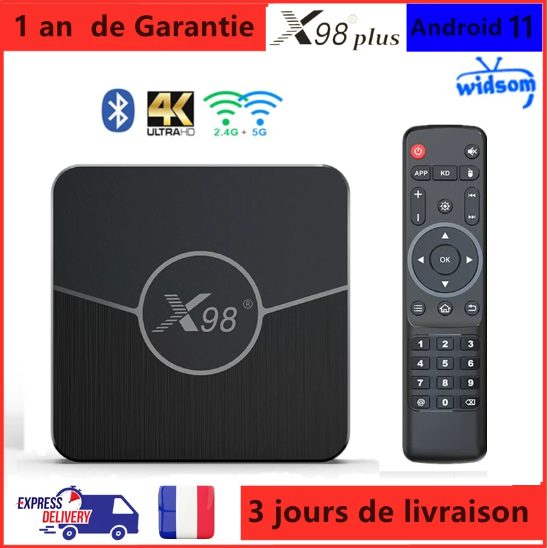ТВ-приставка X98 Plus Amlogic S905W2 Android 11 4 + 64 ГБ |
