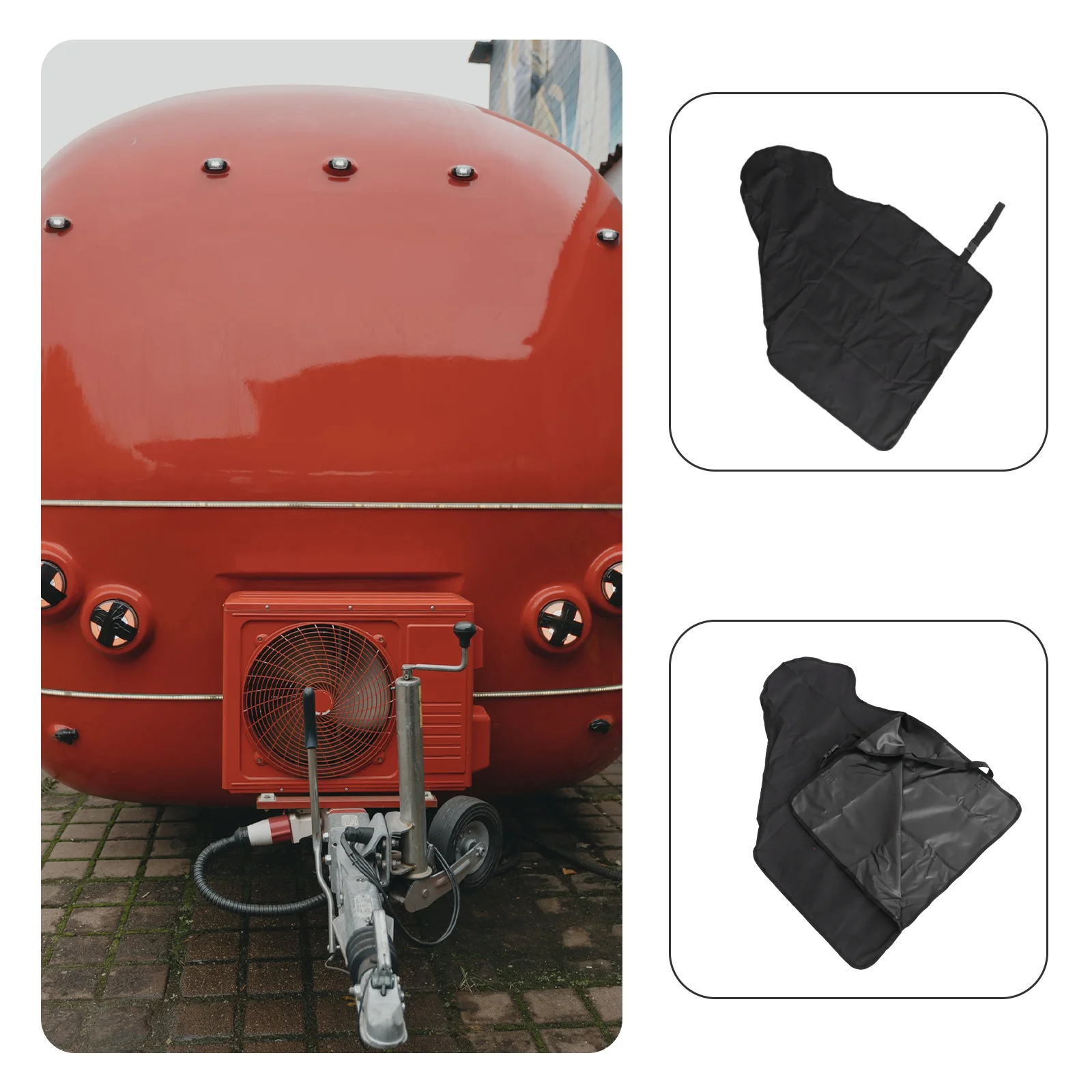 

Waterproof Caravan Hitch Cover with Adjustable Strap - Universal Trailer Accessories for Camper and Motorhome