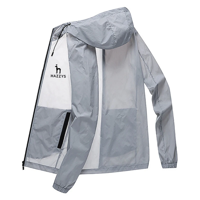 

Новая Солнцезащитная куртка с защитой от УФ-лучей, Мужская одежда для рыбалки, быстросохнущая ветровка для кемпинга, одежда для защиты от солнца, 5XL