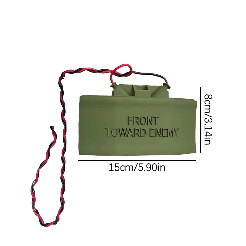 Кольцевая камера Claymore Mine Дверной звонок Поддельный реквизит для шахты Не