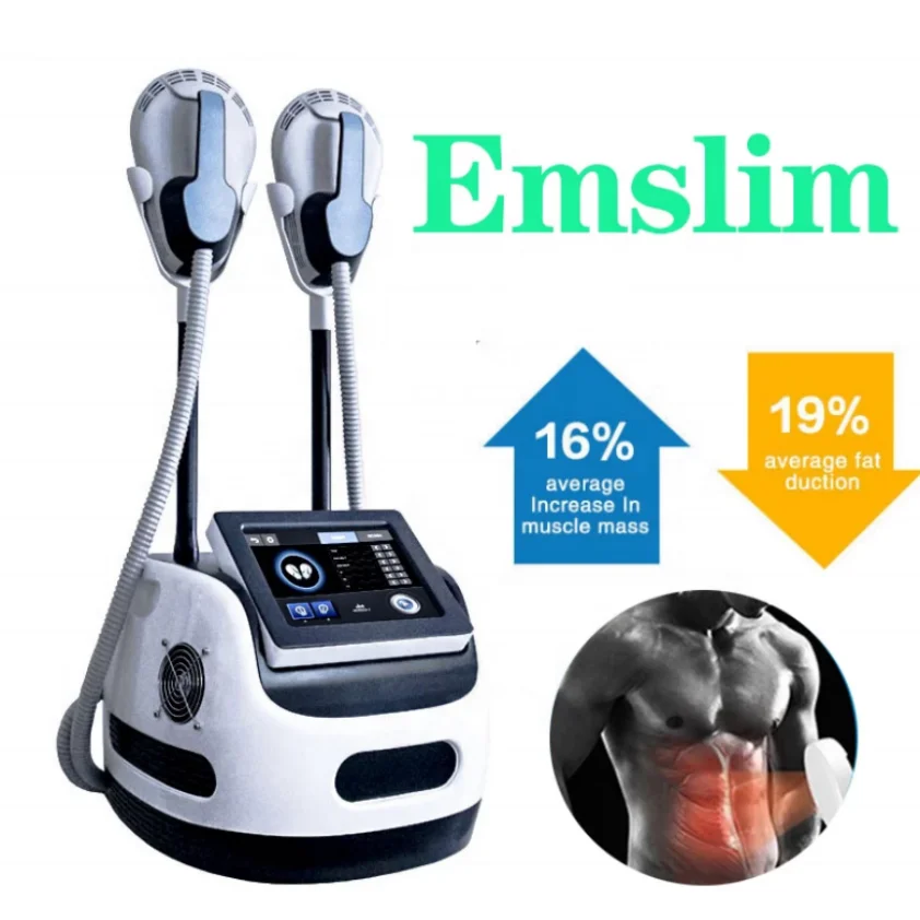 

2 Applicators Beautiful Muscle Machine Ing Emslim Fat Removal Body Shape Slimming Beauty Spa Use