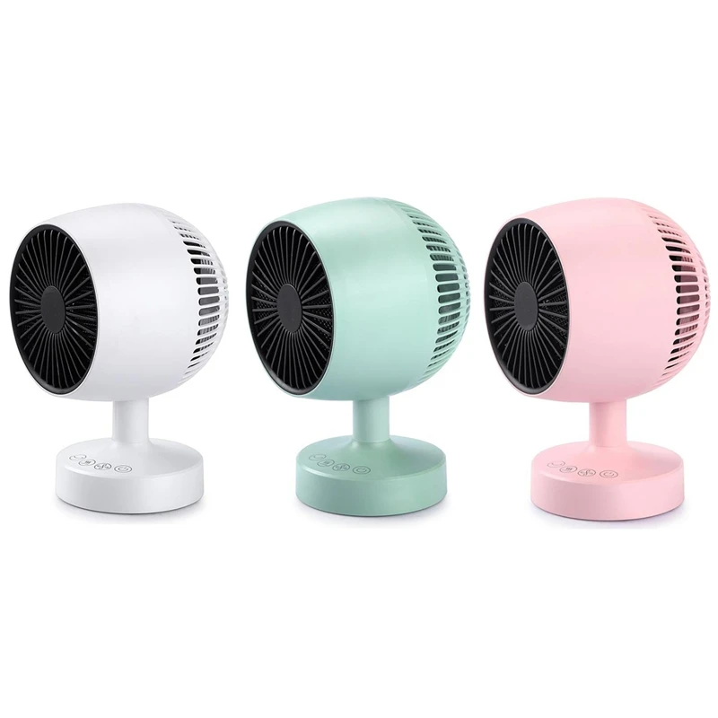 

Small Fan Heater Household Heater Desktop Electric Portable Warmer Machine For Winter Office Bedroom EU Plug