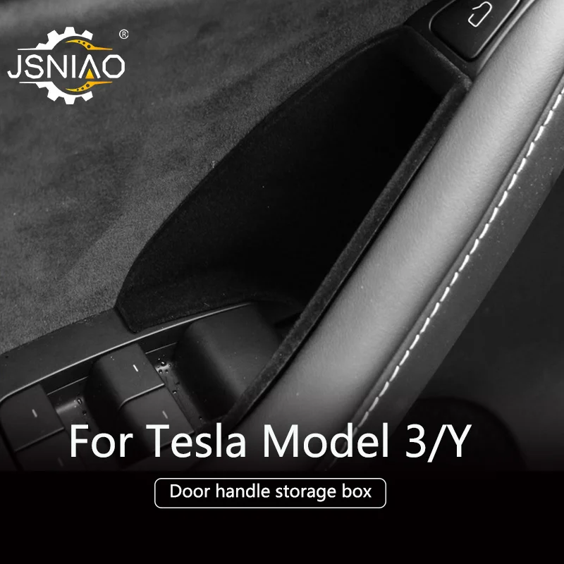 

For Tesla Model 3/Y Door Handle Storage Box Hidden Holder Interior modification accessories