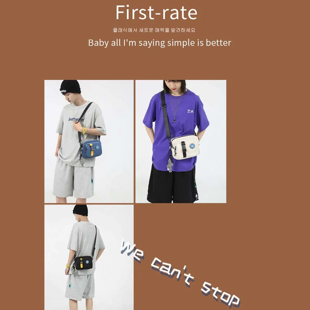 Zippered Cross-body Bag Mini Diagonal Multi-function Mobile Phone Bag Outdoor For Girl Daily Essential