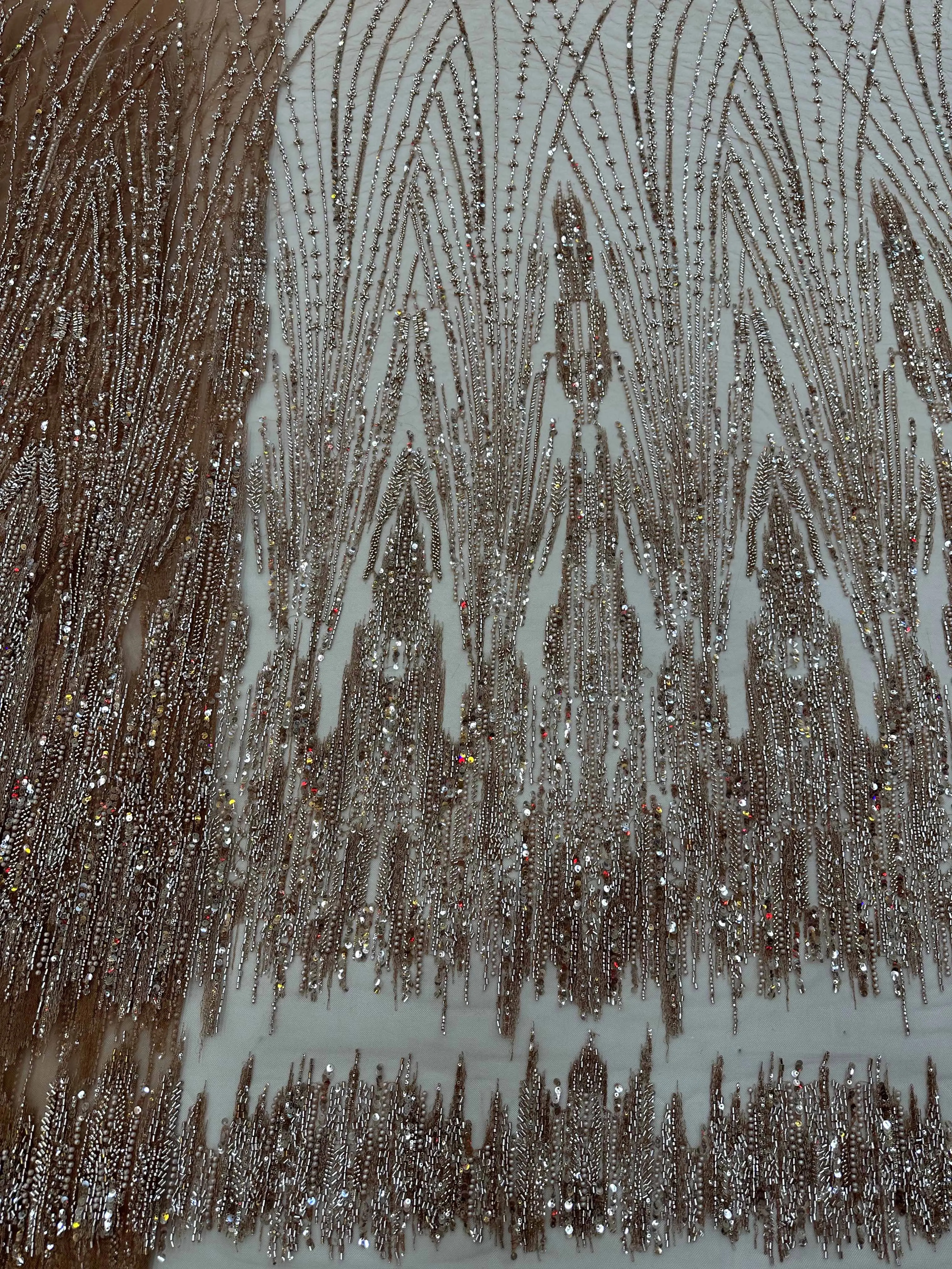 Роскошная африканская кружевная ткань с блестками и бисером 2023 нигерийская