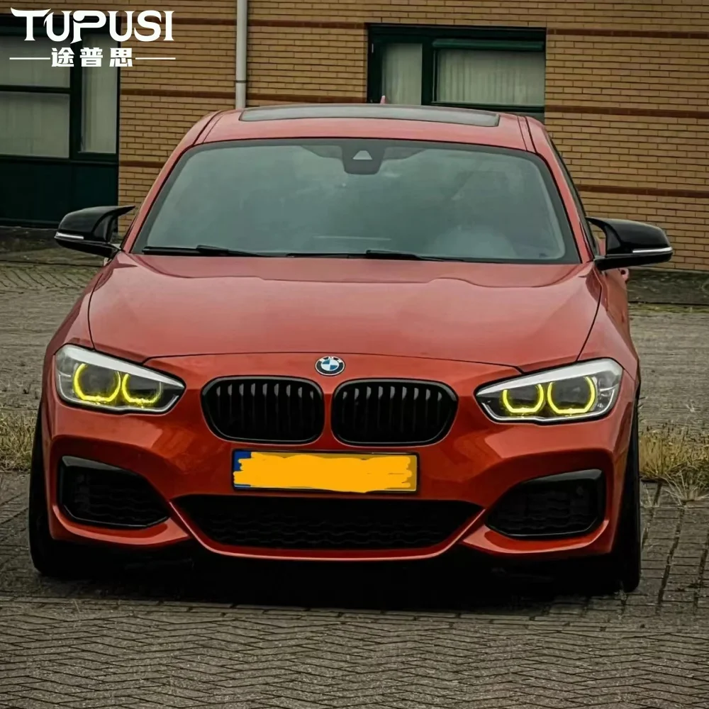 Фото Желтые светодиодные модули Angel Eyes для BMW 1 серии DRL F20 F21 LCI 116i 118i 120i 125i 116d Фара светодиодные ходовые огни для автомобиля №4