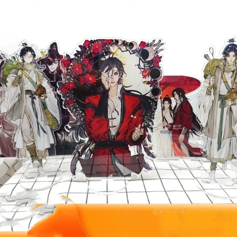 

Heaven Official’s Blessing Anime KeyChain Xie Lian Men Key Chain Women Figure Stand Model Plate Standing Accesorios Acrylic Gift