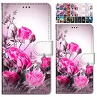 Милые чехлы-книжки с рисунком для телефона Huawei Mate 10 20 30 Lite 30 Pro P Smart 2018 P Smart Plus Z 2019 Enjoy 7S 9S Capa O08F