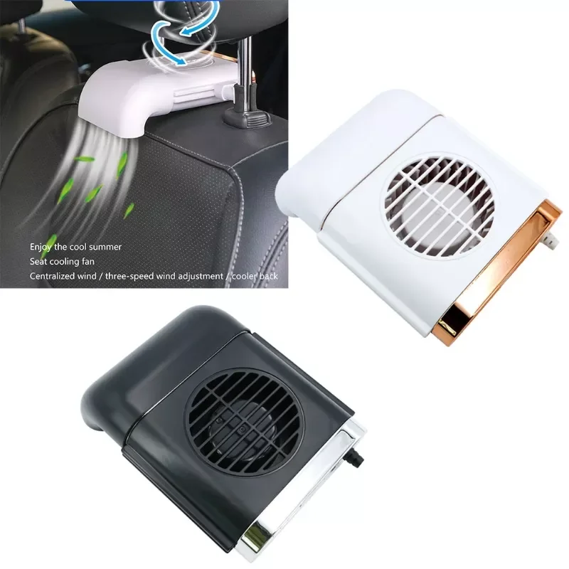 

Car Back Seat Mini USB Fan Foldable Silent Fan Three Grade Wind Speed Adjustable Car Cooler Air Cooling Fan-/Jones-03