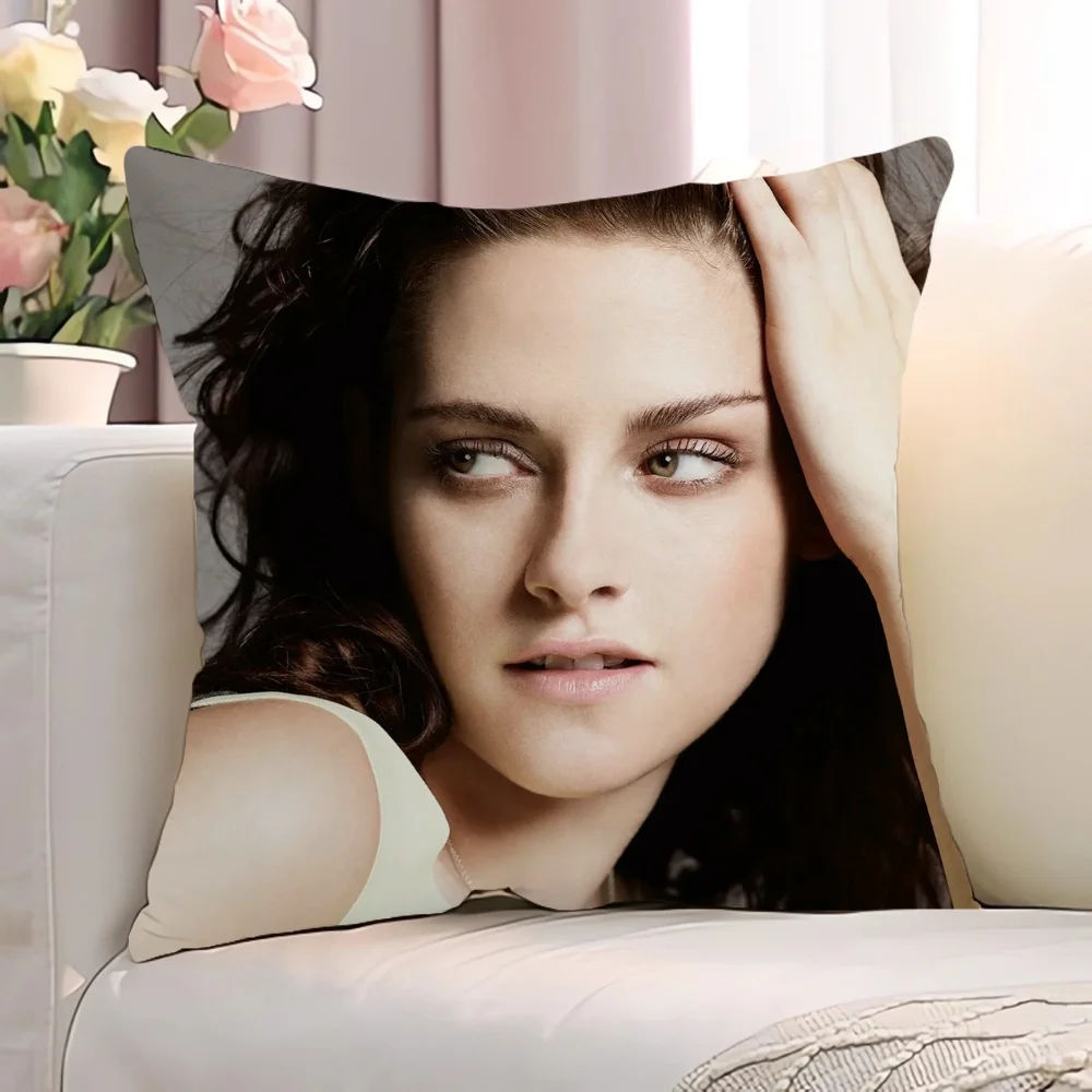 K-Kristen StewartS Декоративные Наволочки 45x45 См Полиэстер Хлопок Плед С Принтом