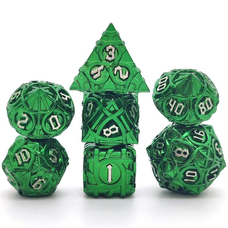 

7 шт./набор, металлические кости