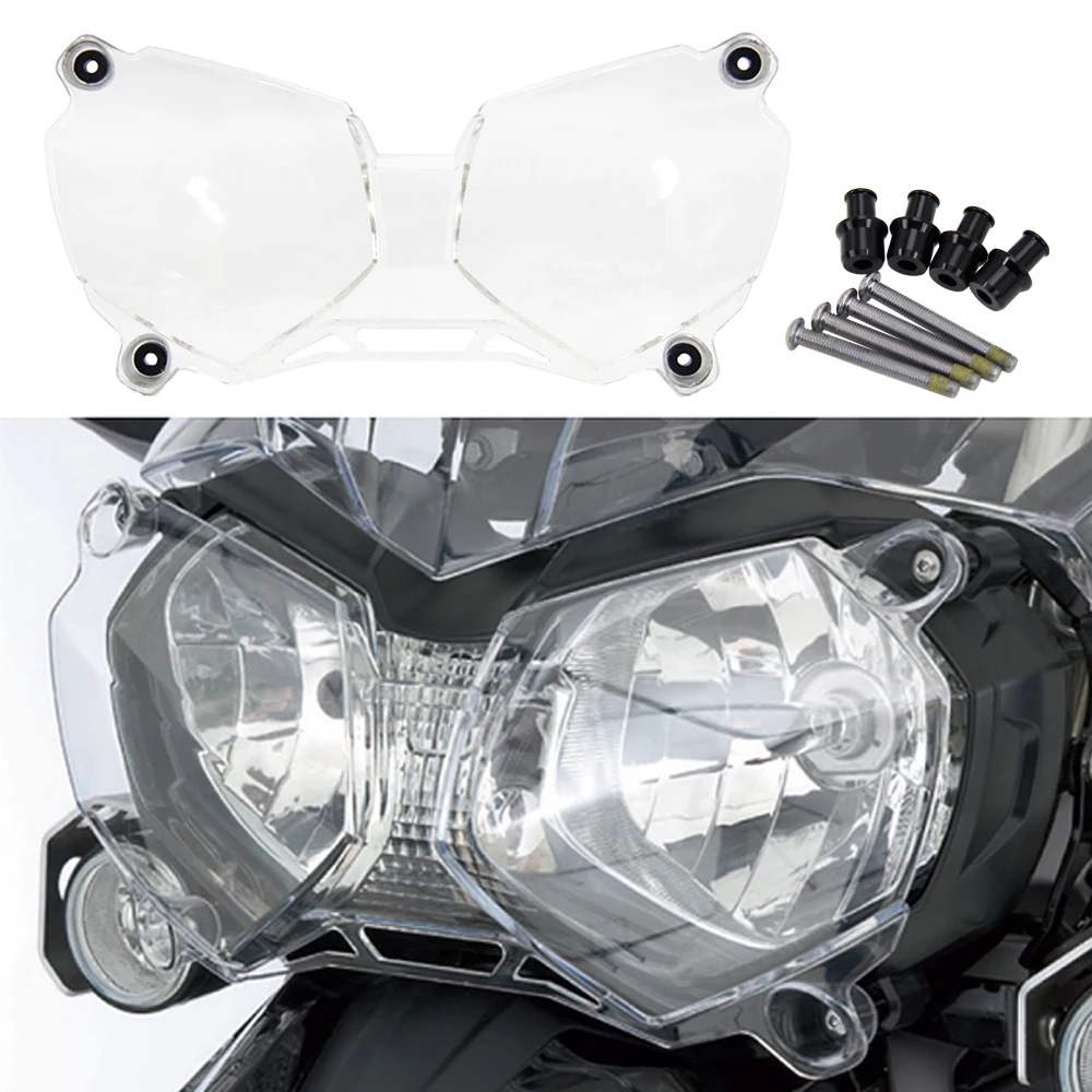 

NEW Tiger800 Motorcycle Acrylic Headlight Protector Light Cover Protective Guard For Tiger 800 XCA XCX XRT XRX