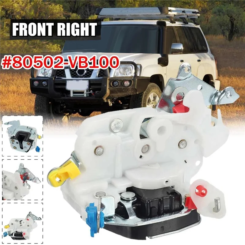 Привод правого переднего дверного замка 80502-VB100 для Nissan патруль All GU Y61 1997-2013