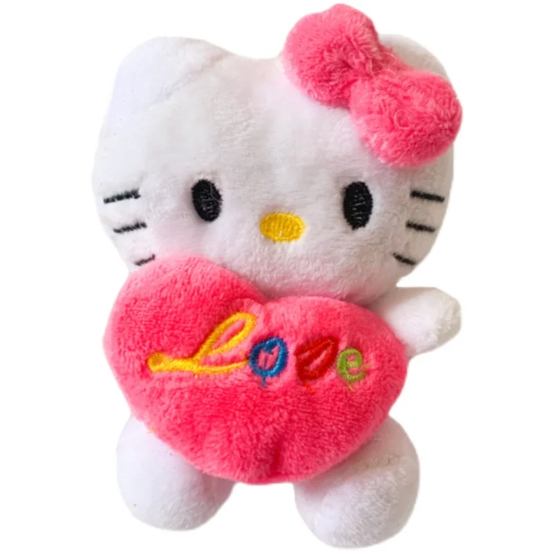 

Мультяшный букет Hello Kitty в виде обнимающегося сердца, плюшевая игрушка, подвеска, мультяшная кукла, подарок на свадьбу