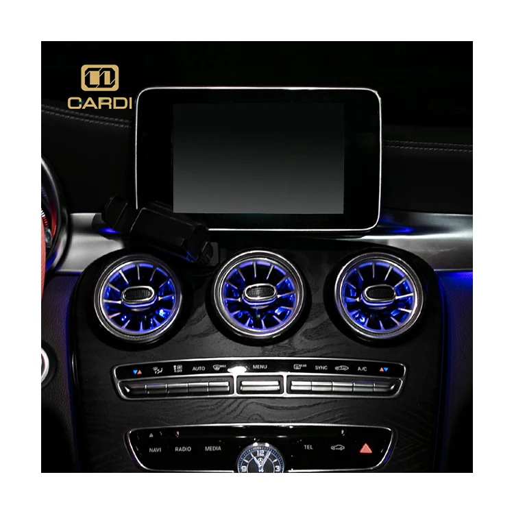 

Interior Decorative Ambient Lights Car led ac Air conditioner Vent Outlet For Mercedes Benz W205 X253
