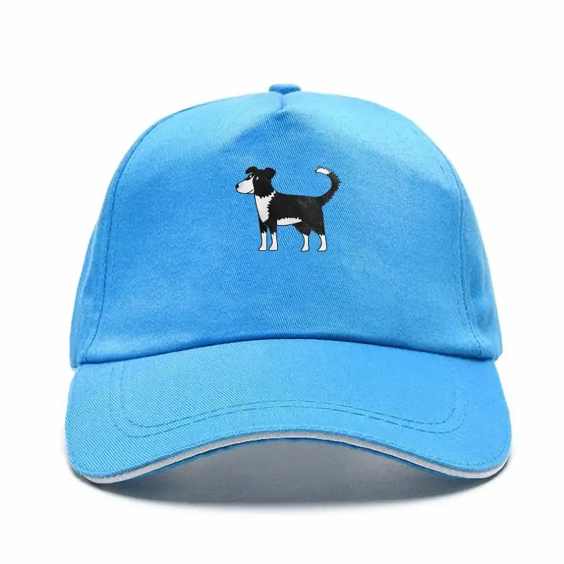 Bill Hat Fashion men Baseball Cap bioshick Border Collie by squirrell