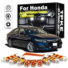 TPKE Canbus для Honda Accord Sedan Coupe 1986-2020 Белый светодиодный комплект внутреннего освещения купол багажник номерной знак лампа автомобильные аксессуары