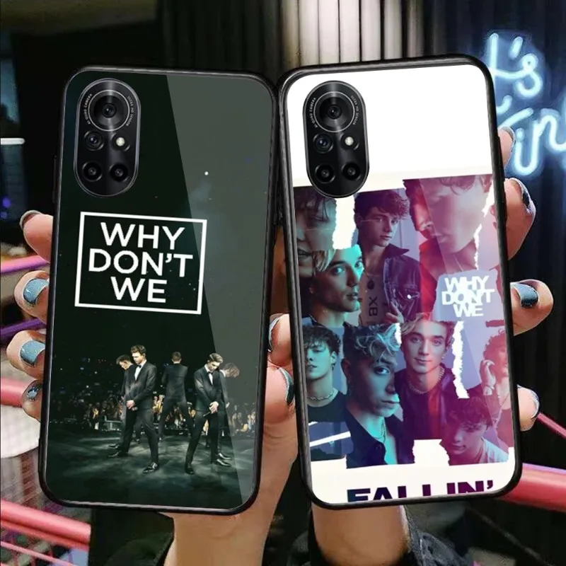 

Чехол Why't We для телефона Huawei P50 P40 P30 P20 Pro Mate 40 30 20 Pro Nova 9 8 7 PC, стеклянный чехол для телефона