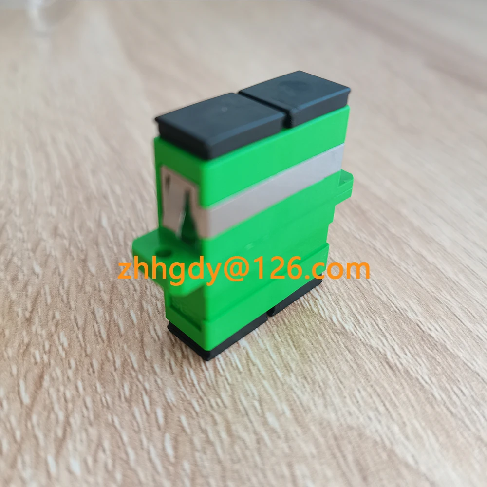 SC/APC OM3 Optic Fiber Flange Single Mode Duplex Telecom SC Optic Fiber Coupler Adapter Connector Free Shipping
