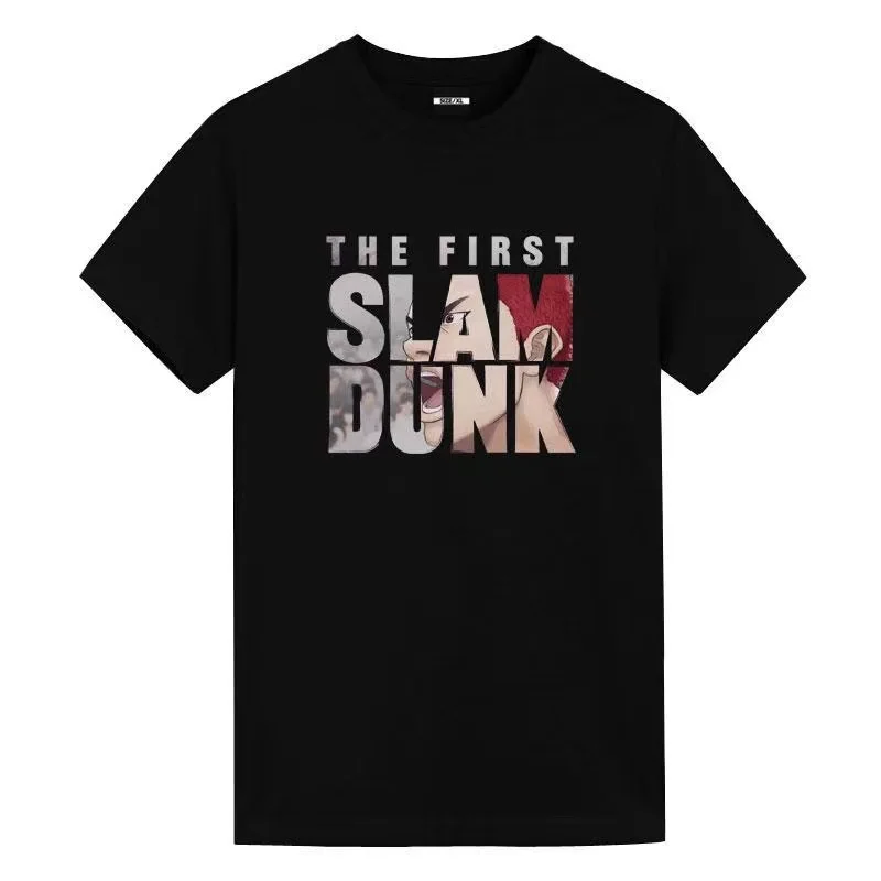 

Slam Dunk Master Movie Co-Branded T-Shirts Xiangbei Sakuraki Hando Basketball Sports Tide Brand Pure Cotton Loose Short Sleeves