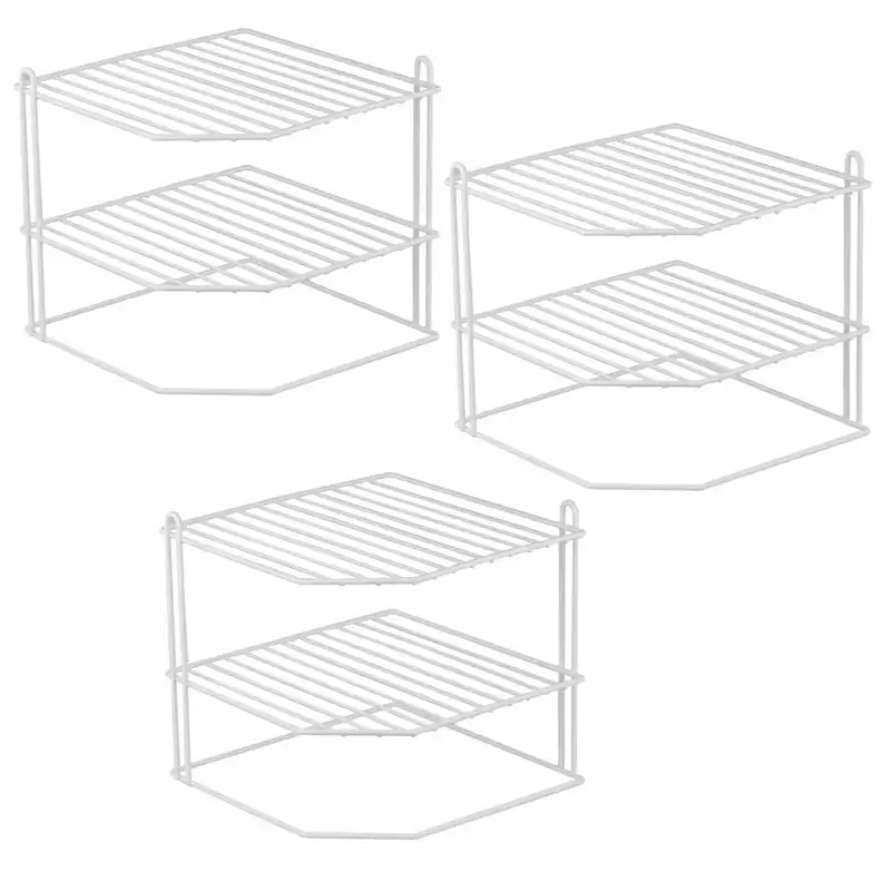 

Vinyl-Coated Corner Steel Kitchen Rack, White (3 Pack) Wood utensil set Espatula para barbacoa Spatula for kitchen Juegode utenc