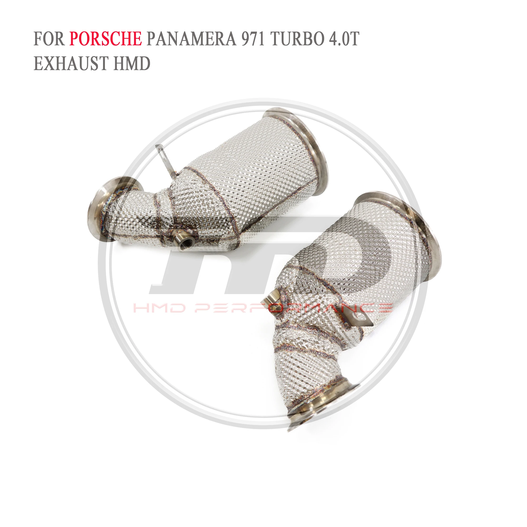 Выхлопная труба HMD для Porsche Panamera 971 Turbo 4.0T автомобильные аксессуары с и без разъема