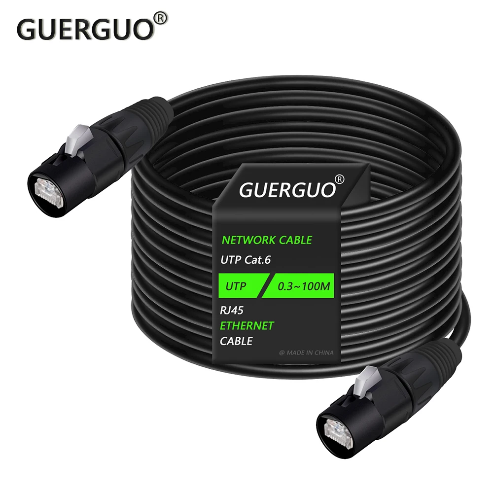 Cat5/6 EtherCON удлинительный неэкранированный кабель папа-папа/мама внутренний и