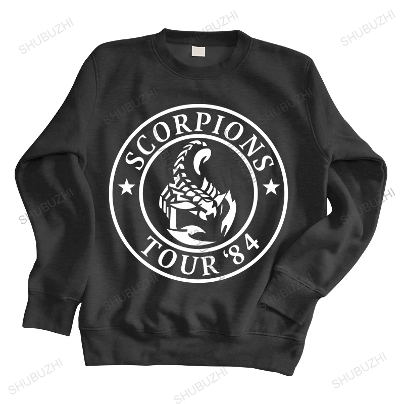 

Man crew neck hoodie SCORPIONS TOUR Meine Schenker Jabs Buchholz HARD ROCK HEAVY METAL BAND hoodies unisex hoodies