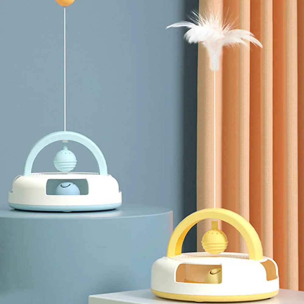 

Игрушка для кошек, многофункциональная игрушечная палочка, поворотный круг с мятой для кошек, товары для домашних животных, поворотный круг для кошек, Гравитационный Стол для тенниса