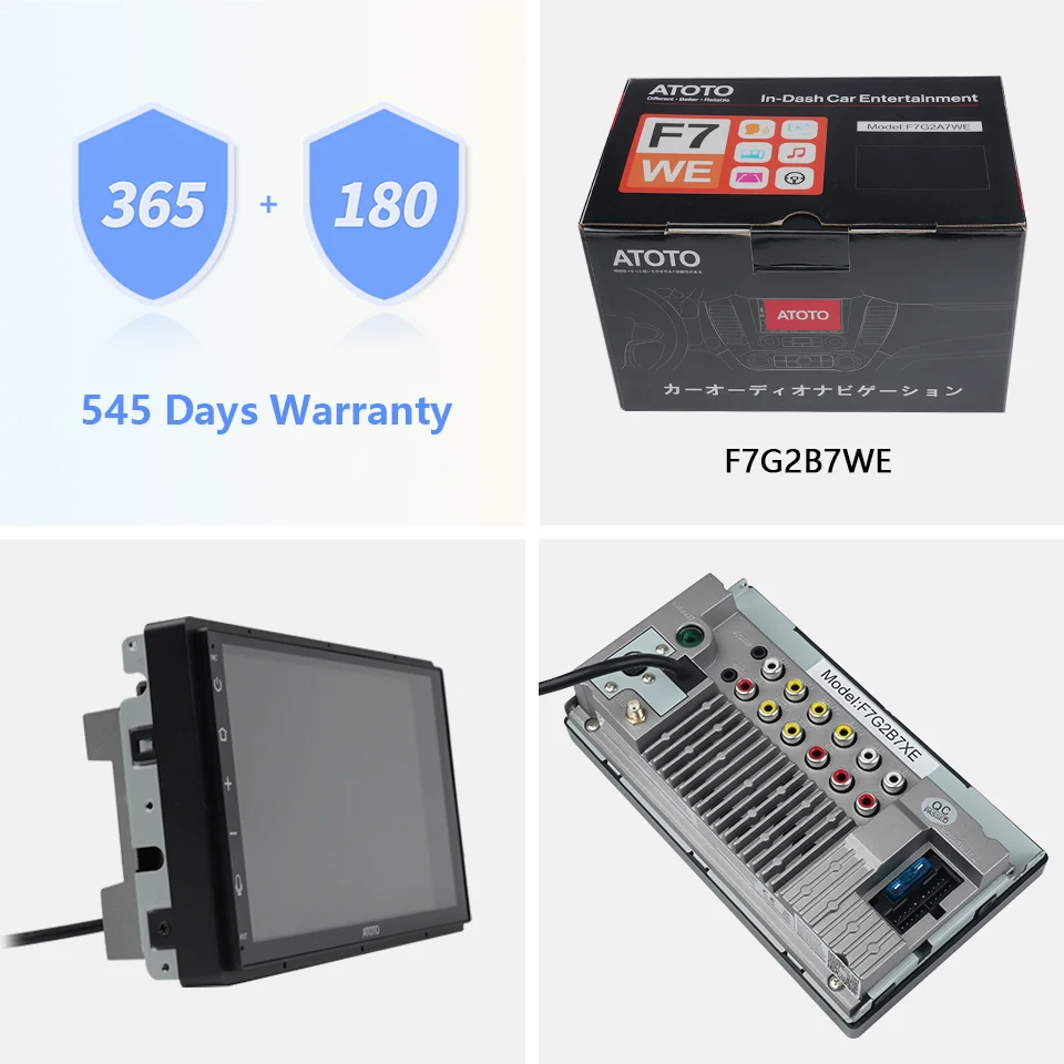 Мультимедийная магнитола ATOTO F7G2B7WE для авто мультимедийная стерео-система на Android