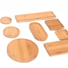 Поднос из бамбукового дерева для растений, мини-подставка для цветочного горшка, семейный цветочный горшок, простой элегантный дизайн, для дома и балкона