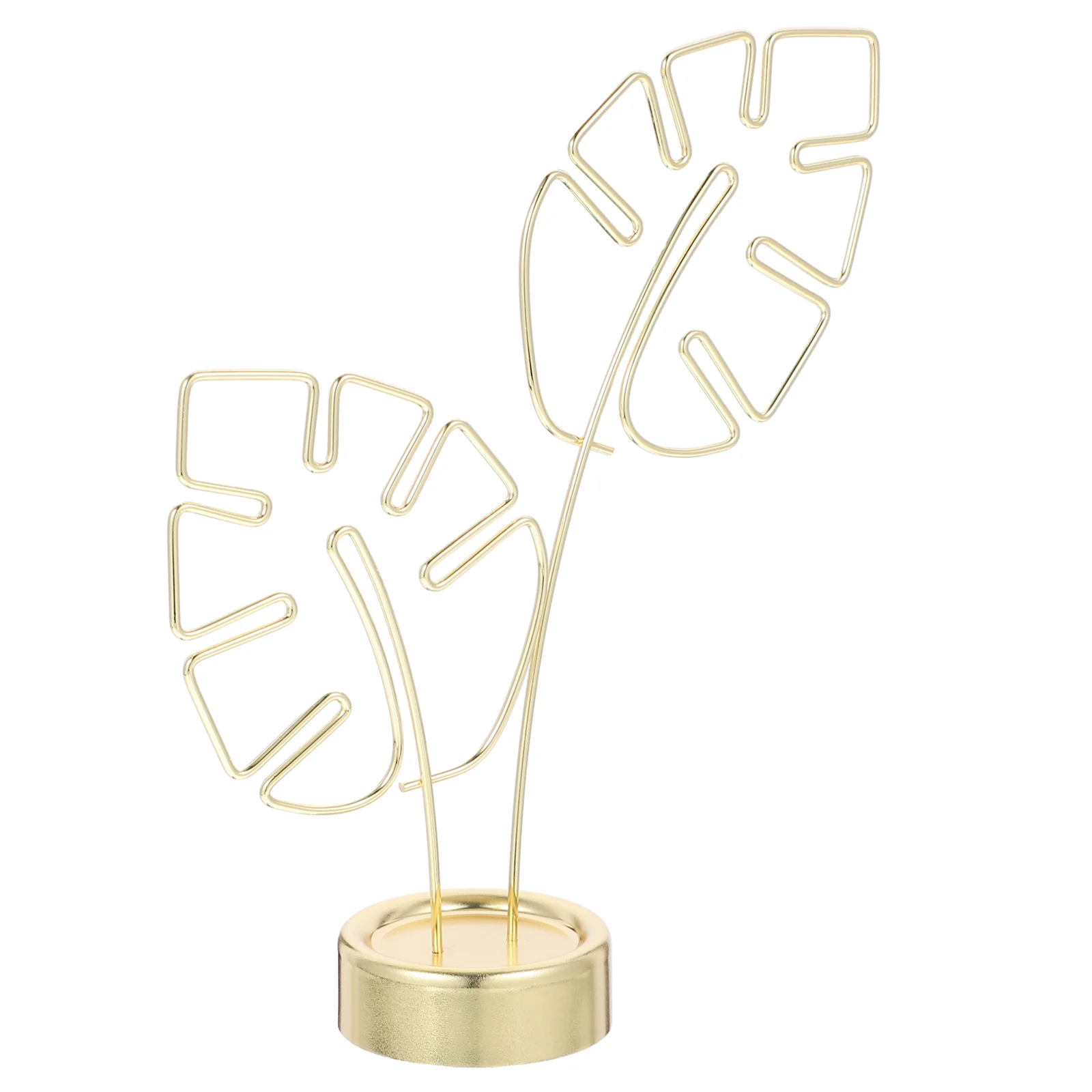 Папка для заметок Золотые декоративные настольные зажимы фотографий железная