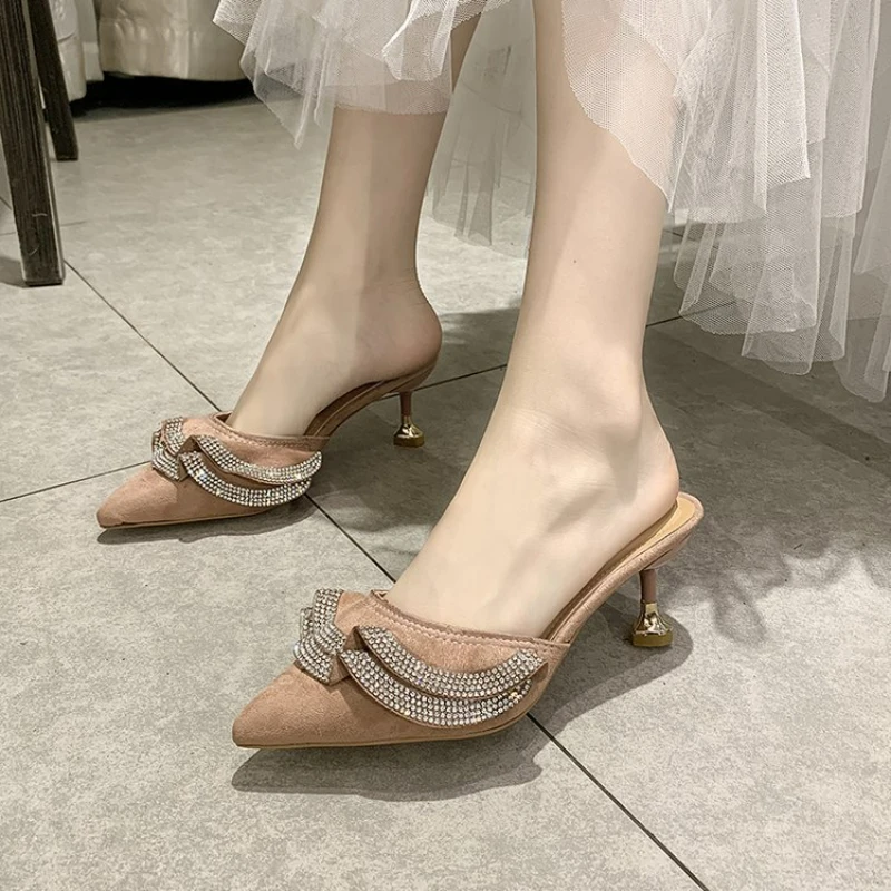 

Heel Sandals Woman Summer 2022 High Heels Thick Sole Women Shoe Fashion Luxury Sandal Woman's Slippers Platform Shoes Women's