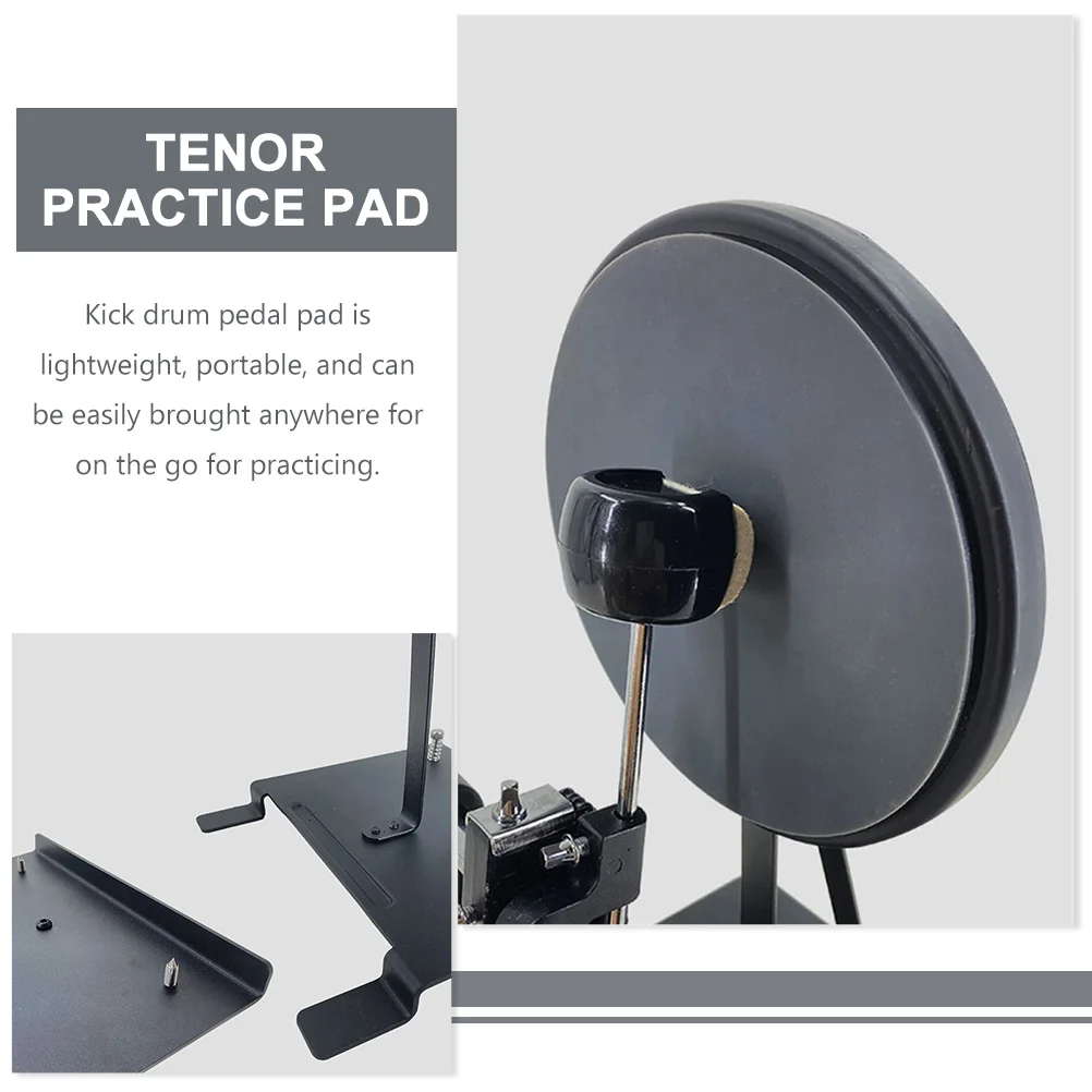 Тренажер для ударных барабанов двойная педальная накладка тренировочная база