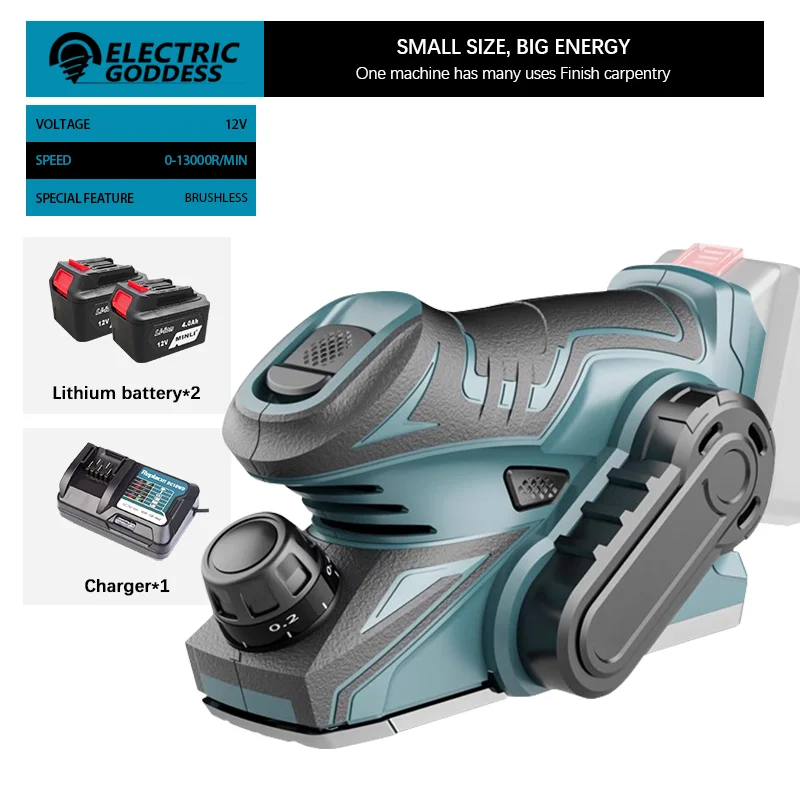 

Беспроводной мини-строгальный станок ELECTRIC GODDESS 12В