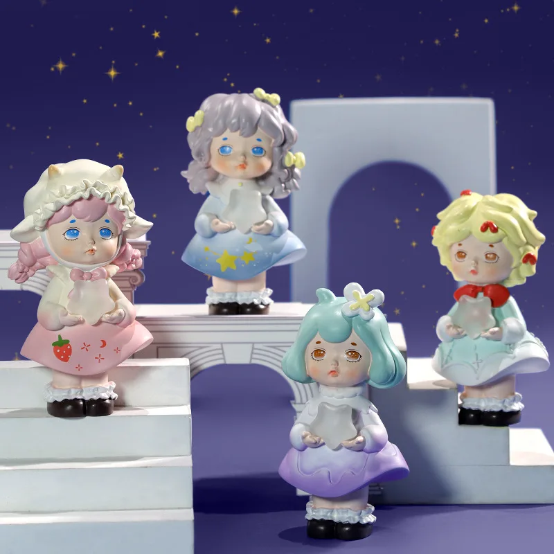 

Детская игрушка «Угадай сумку» для девочек, милая мечта, аниме, фигурки звезд, куклы, подарки на день рождения, креативные настольные модели ...