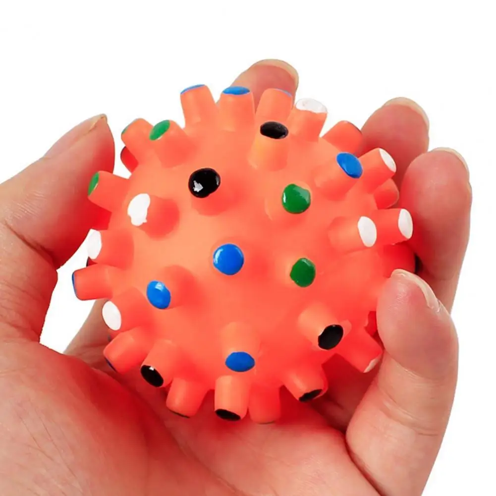 

Durable Dog Ball Toy Cute Multi-color Puppy Training Ball Cute Dog Ball Toy for Puppy Pet Ball Toy
