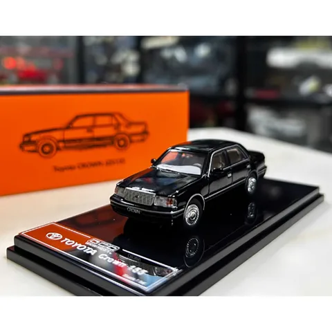 Модель автомобиля HYINUO Crown JZS155 1/64  черная