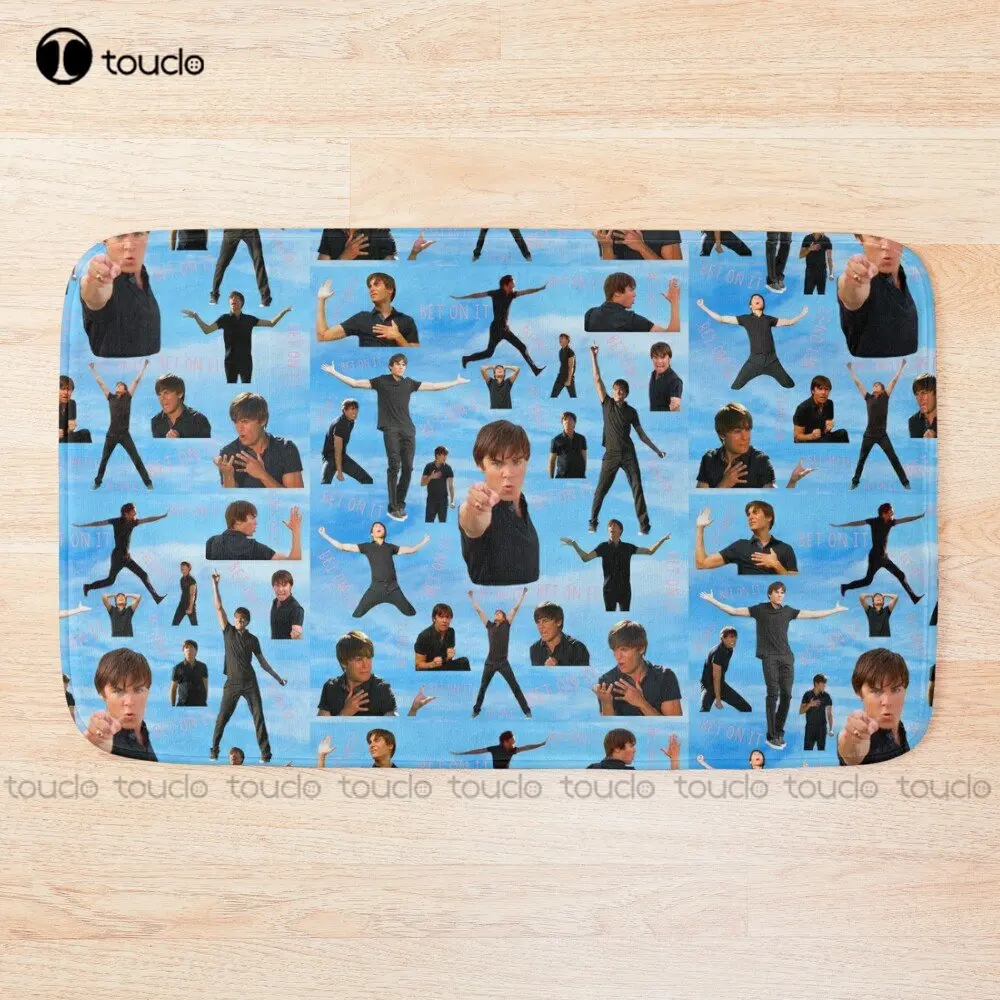 

Музыкальный коврик для ванной для старшей школы, Зак Эфрон Трой Болтон, крутой коврик для ванной